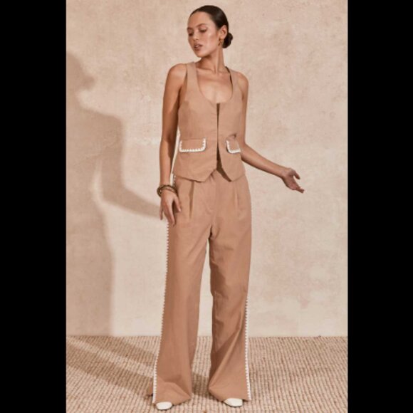 Brand New Mon Renn LISLE VEST TOP - Picture 7 of 7